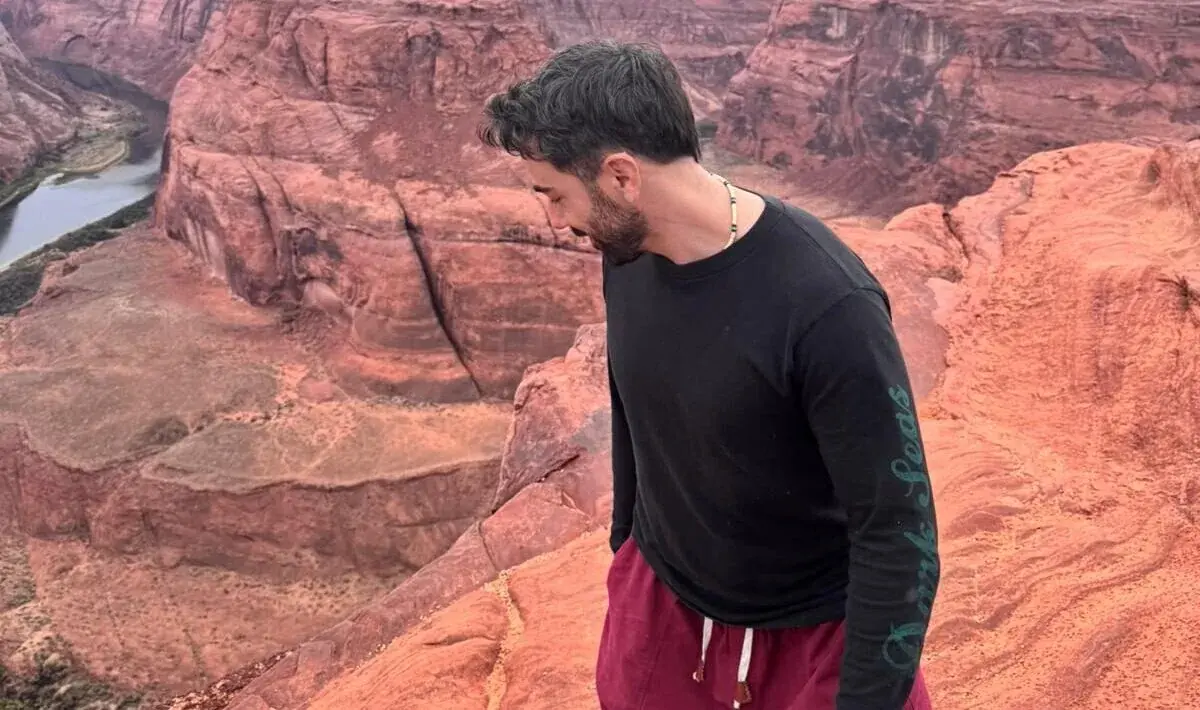 Person finding strength and courage in stillness